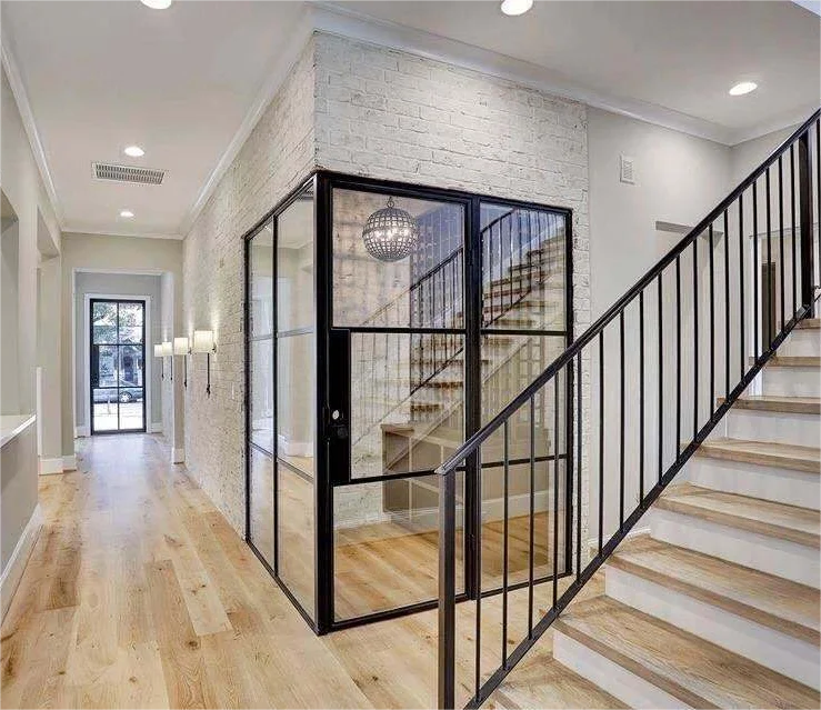 Swing Interior Steel French Doors Glass Patio Doors