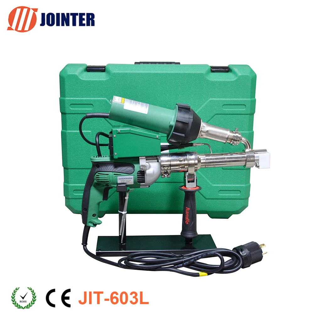 Japanese Powerful Drill PP HDPE Sheet Plastic Hand Extruder Machine for Sale