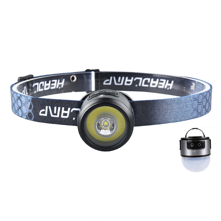 UMIONE Multipurpose 2 In 1 Head Light Camping Rechargeable Headlight Red LED Headlamp Headlight In Headlamps