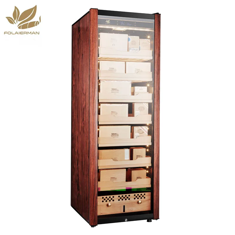 Высококачественный натуральный кедровый ящик для хранения сигар под заказ, коробка для сигар, электрический шкаф для сигар