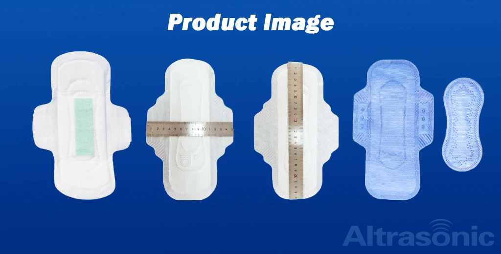 Manufacturing Underwear Sanitary Napkins Semi Automatic Ultrasonic Sanitary Pads Making Machine