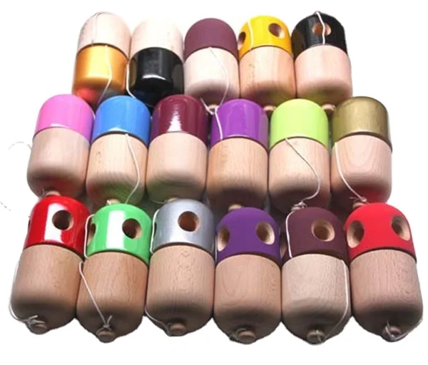 PU panite The pill shaped kendama Beech making degradable toy