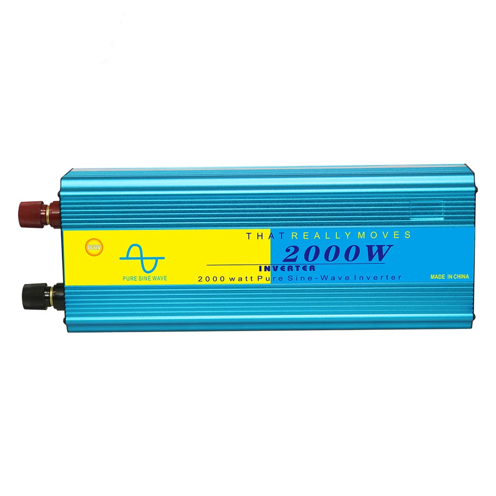 OEM Wholesale Solar Power System 2000w Dc 12v 24v To Ac 220v 110v Solar Off Grid Pure Sine Wave Power Inverter