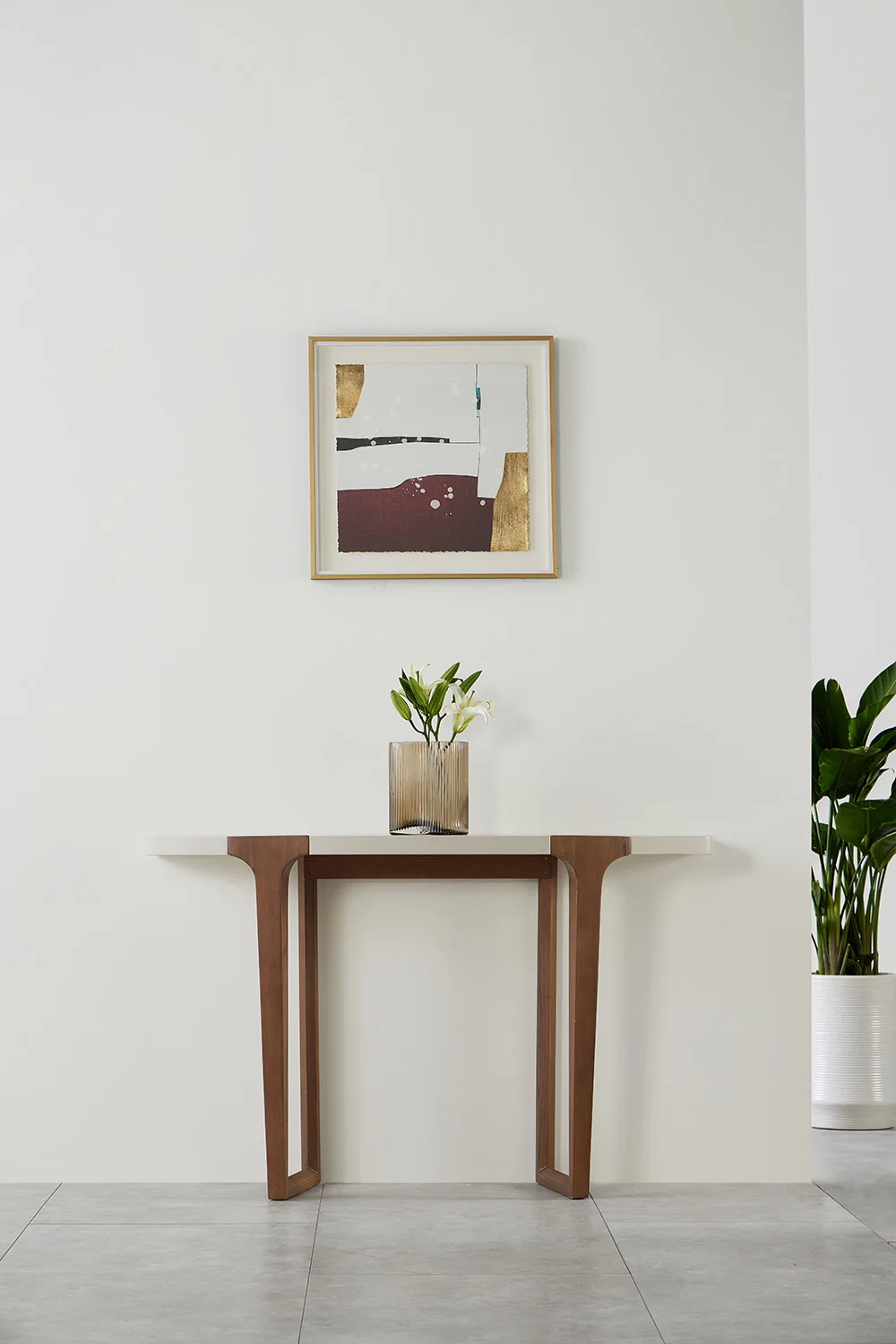 Wooden modern Minimalist computer writing office living room furniture laboratory desk study table entrance cabinet