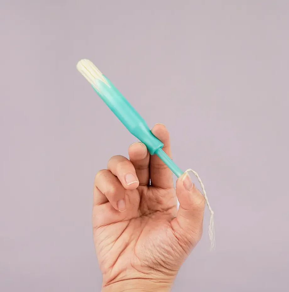natural Menstrual Period disposable applicator tampon private brand organic tampon