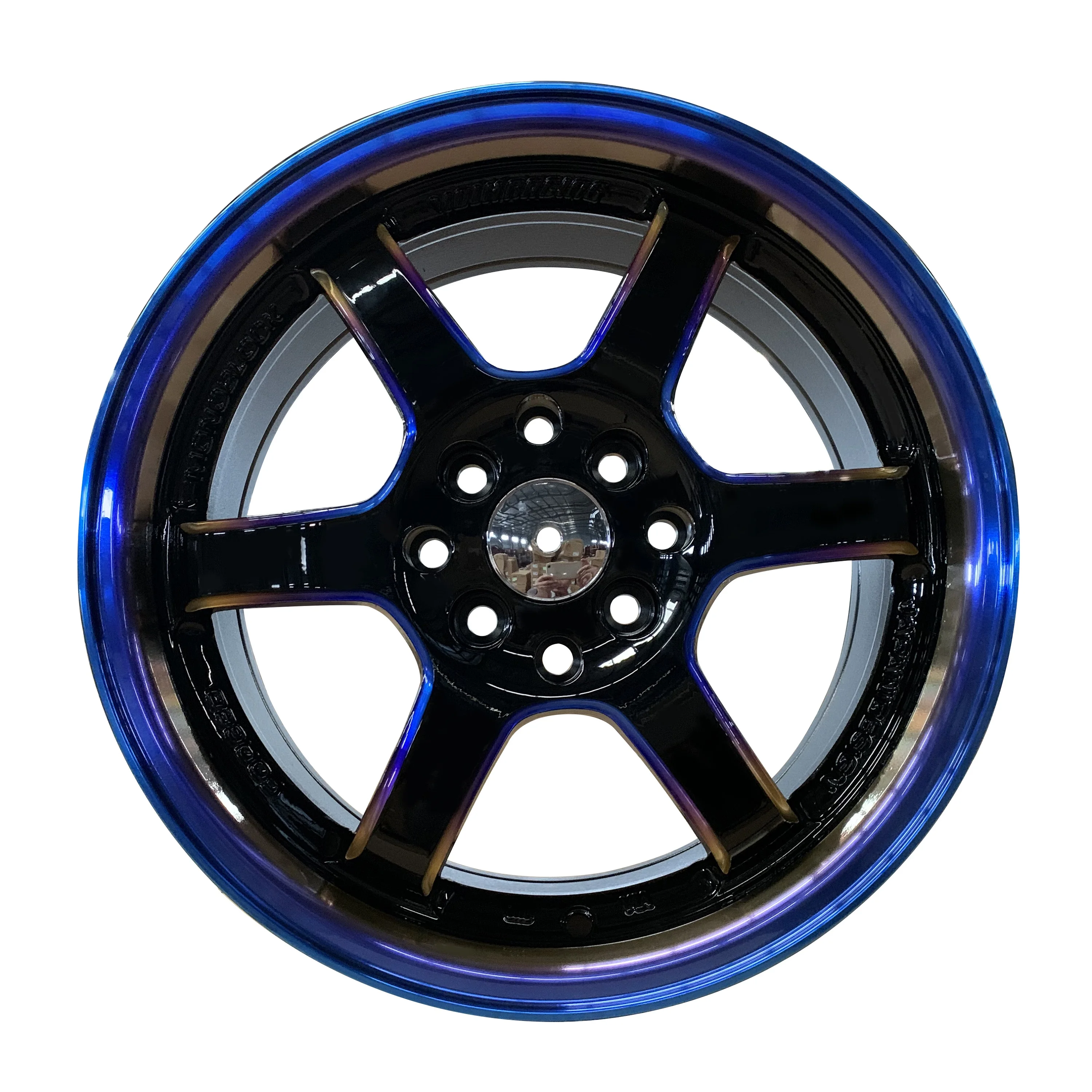 558 Factory 15 16 17Inch Chameleon Car Alloy Aluminum Wheel Rim For TE37