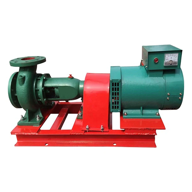 Small Discharge 10m~80m Water Head Brushless Induction Generator 3KW Radial Flow Turbine