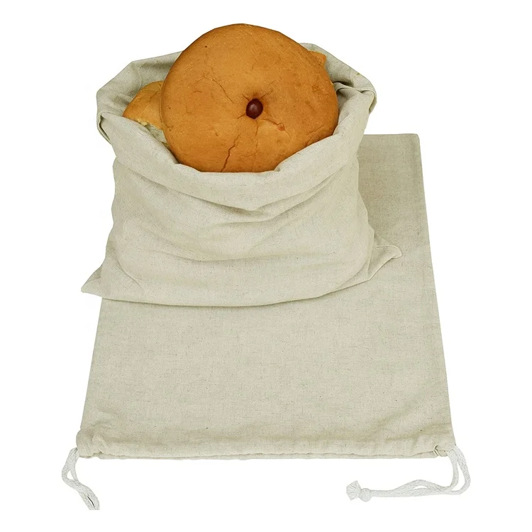 Eco friendly Washable GRS Certified Cotton Packaging Recycled Fabric Bag