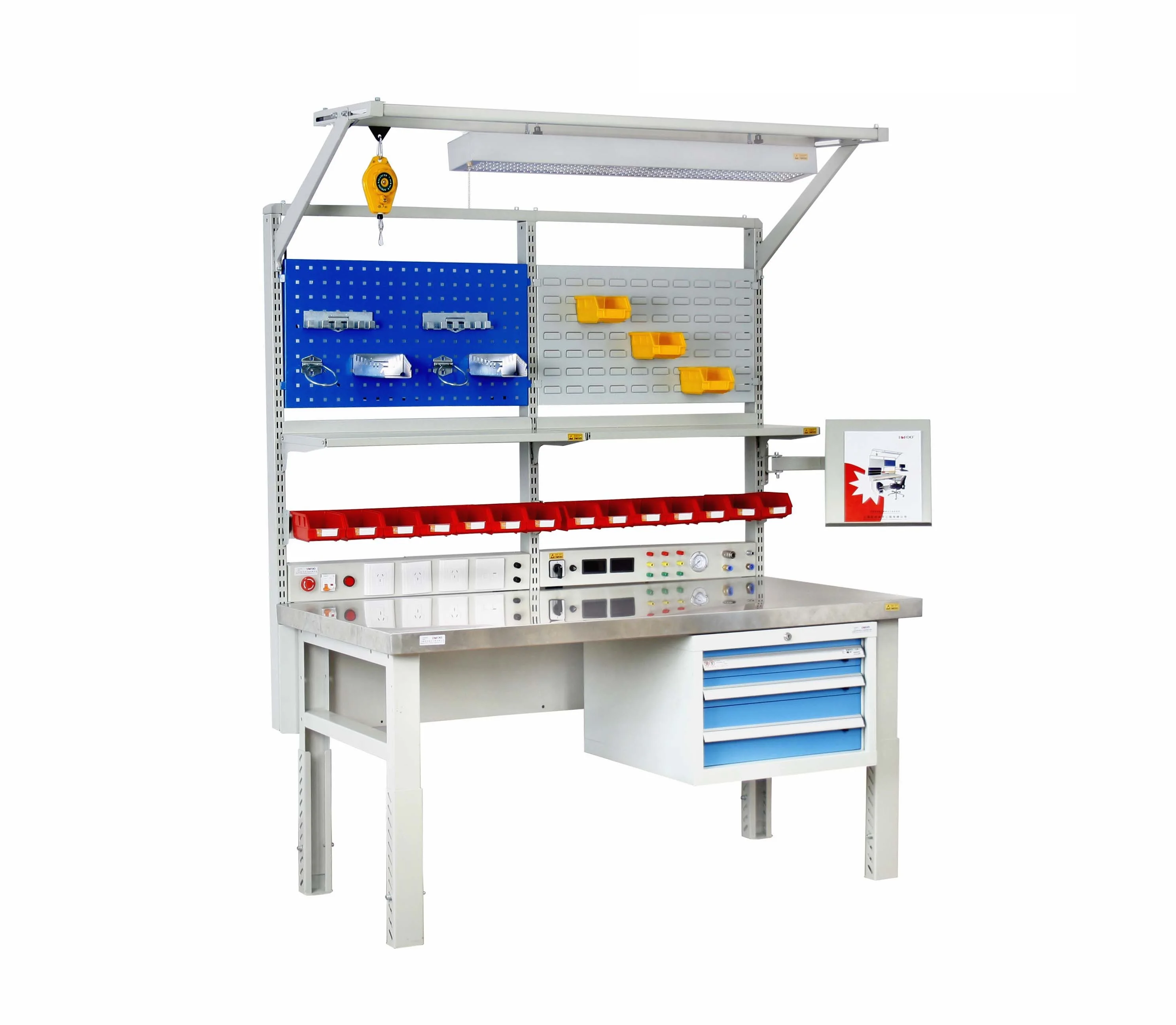 Антистатический рабочий стол, рабочая станция, на заказ, для лабораторий и офисов