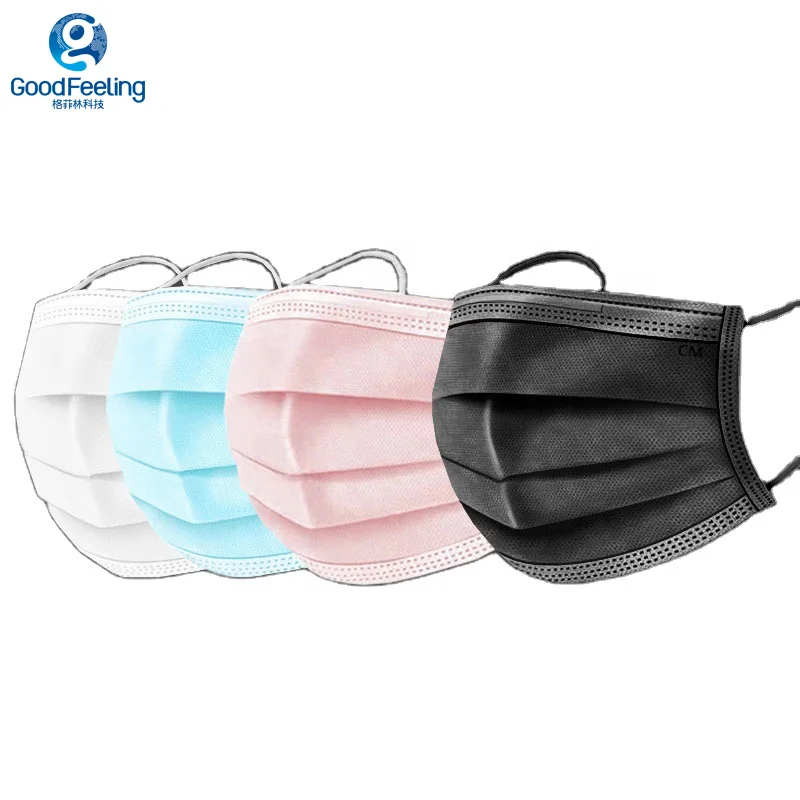 Фабрика петли уха 50 шт в наборе 3 слоя maskss EN14683 одноразовая маска для лица