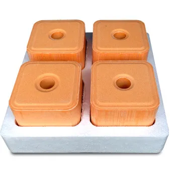 Animal salt lick block with vitamin and mineral for cattle or sheep