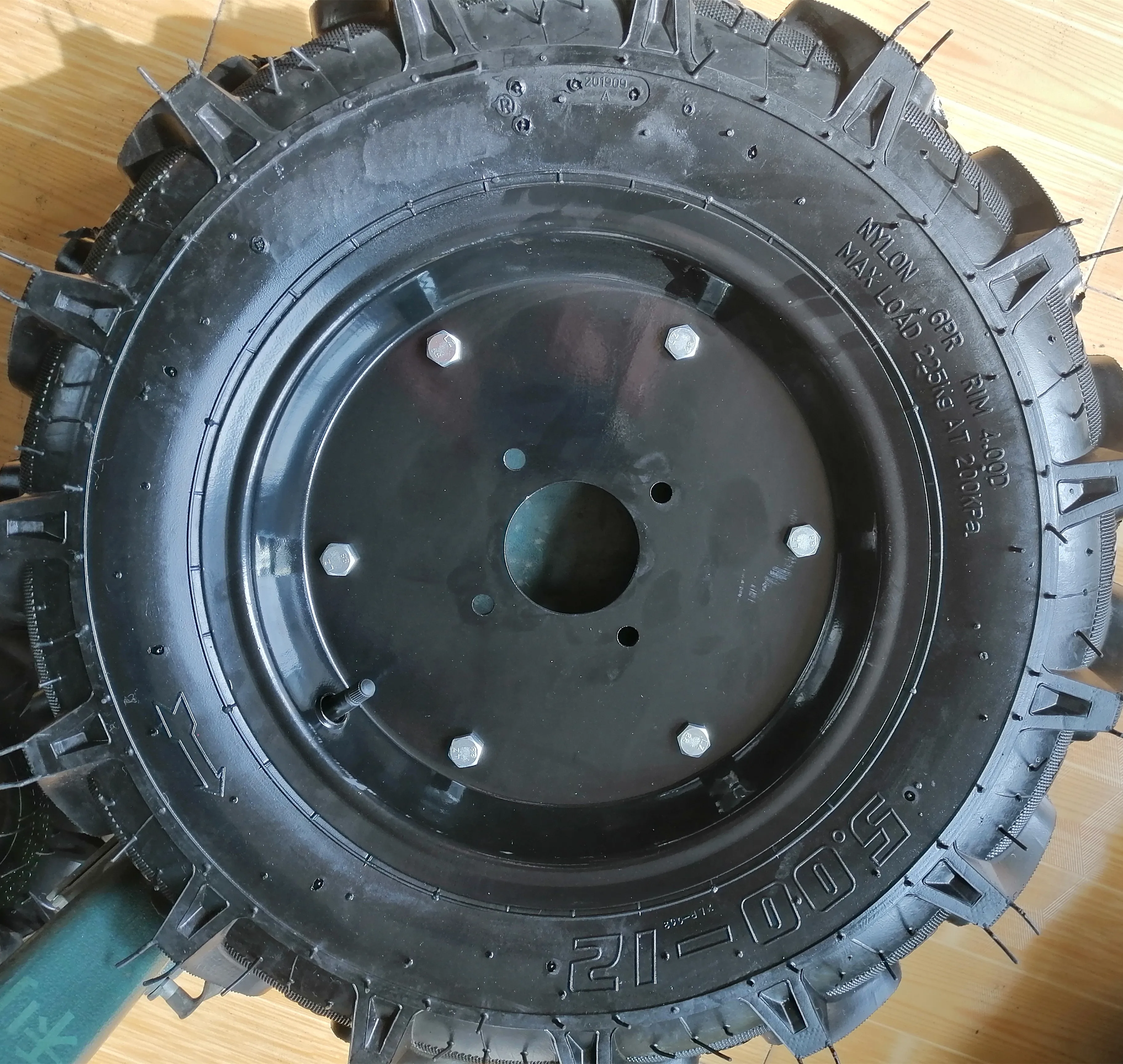 Qingdao factory supply farm wheel trailer wheel tractor wheel tiller tire 4.00-10