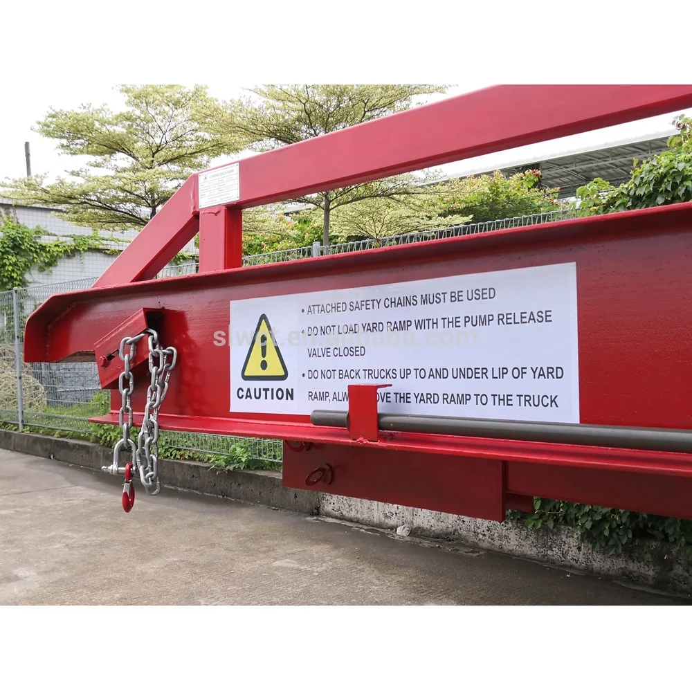 8 Tons forklift ramp warehouse ramp for truck loading