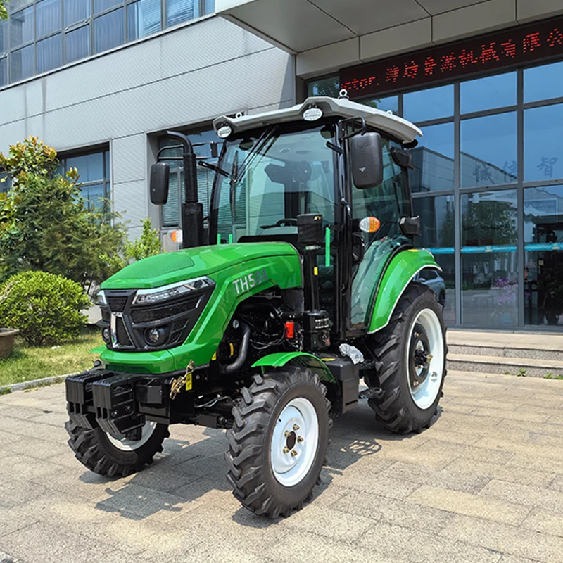Hot selling and high quality 50HP 60HP agricultural mountain greenhouse corn wheat strawberry tractor agricola made in China