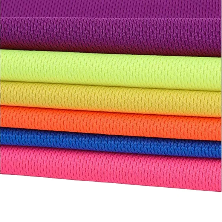 
coolmax yarn small hole soft bird eye knit A-019 for Sportwear linning 