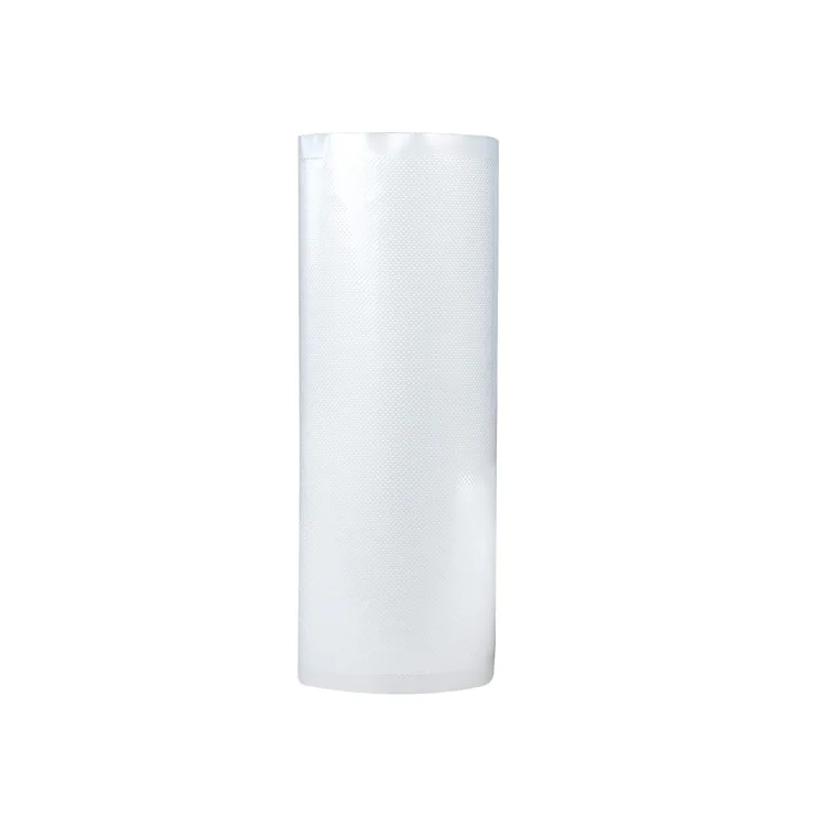 Custom Textured PA+PE BPA Free Food Packaging Bags Embossed Plastic Vacuum Sealer Roll