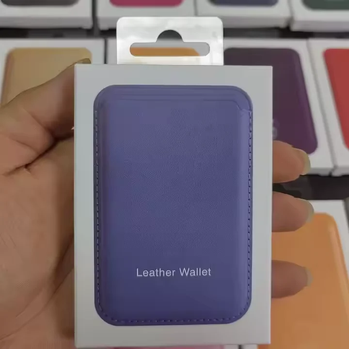 Магнитный чехол для Apple кожаный кошелек