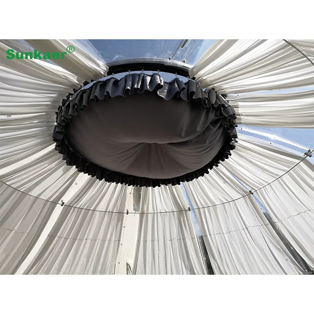 Modern design plastic round house Polycarbonate affordable dome homes geodesic dome house For Hotel Cafe Restaurant
