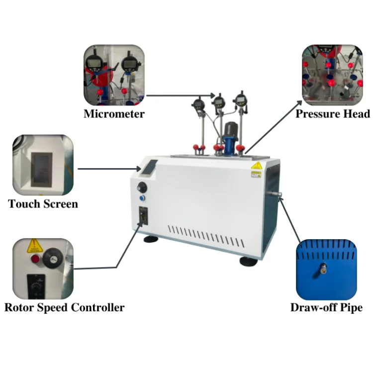 High Quality Plastics Hdt  Iso2507 Thermal Deformation Vicat Softening Point Test Machine