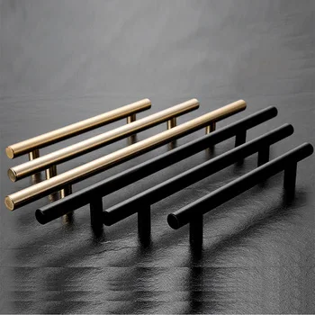T bar Stainless Steel drawer door pulls manufacturer kitchen furniture hardware accessories bedroom cabinet wardrobe handle