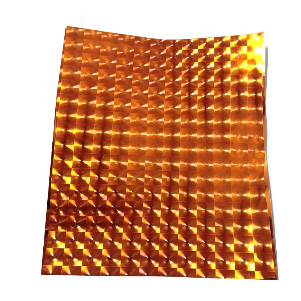 printable cat eyes color coating gold blue red printable 3D lens PET lenticular film thermal & wet lamination film