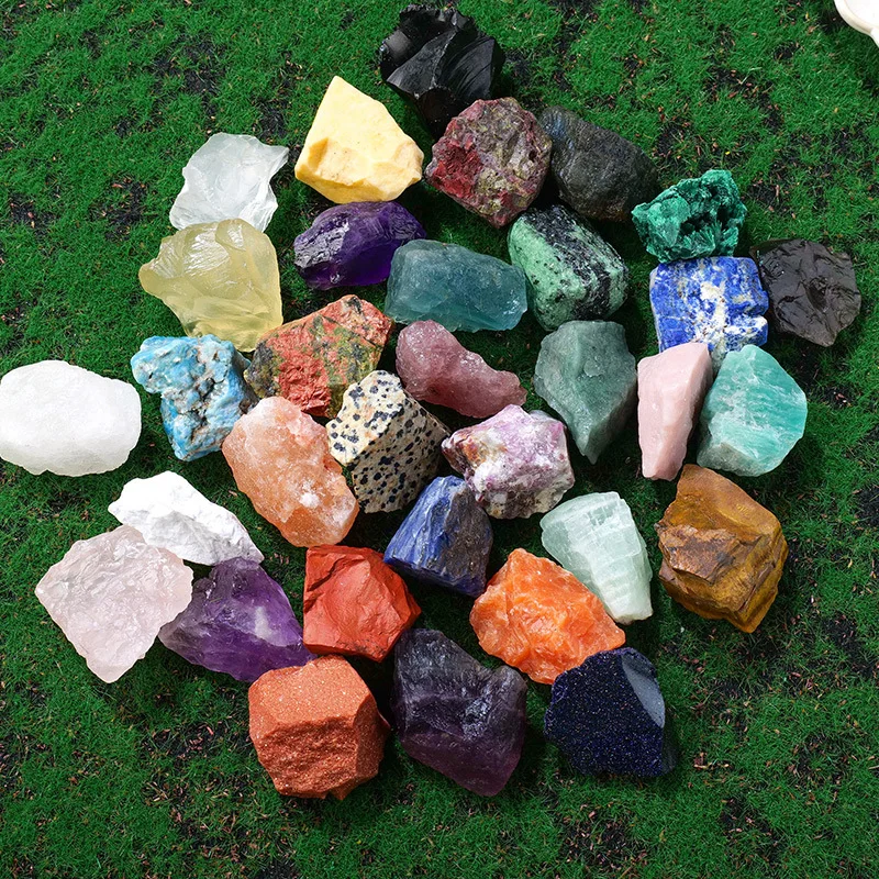 New arrivals fengshui crystals minerals raw healing stones natural amethyst rose quartz rough stones