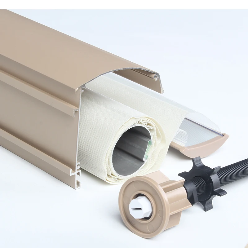 White Shangri-la Blinds Fabric sheer triple shade Shangri-la roller blinds