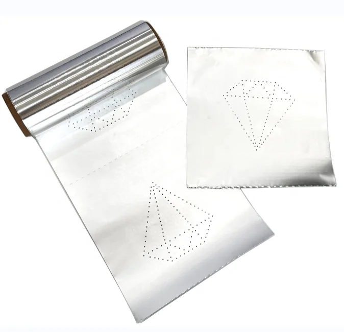 Factory 20-30mic smoking accessories aluminum foil for shisha / hookah foil punch hookah