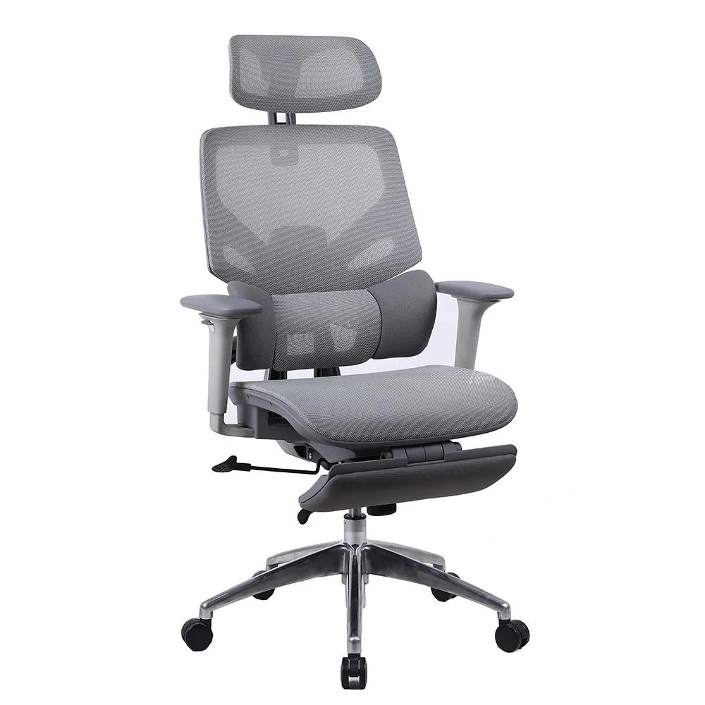 Swivel Executive All Mesh Office Chair High back Ergonomic Office Chair Manufacturing With Footrest