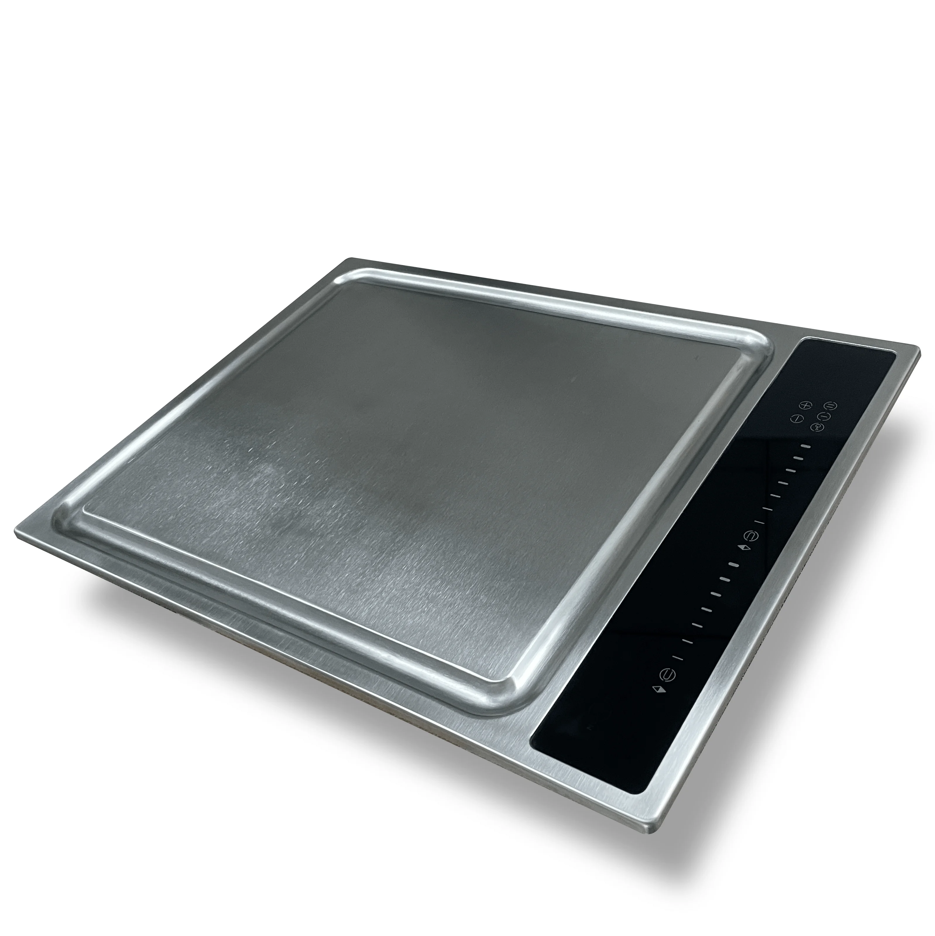 Embedded Built-In Electric Induction Teppanyaki Induction Hibachi Pan Cast Iron Bar Equipment Japanese Teppanyaki Table Grill
