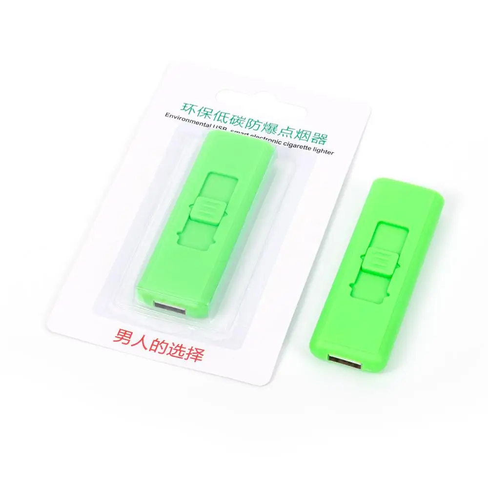 Портативные мини-зажигалки USB, зажигалка USB mecheros на заказ, перезаряжаемая ветрозащитная беспламенная электрическая зажигалка для сигарет