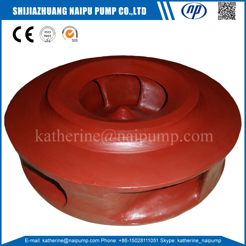 Naipu Slurry Pump Spare Parts F6058HE1 Impeller / Pecas para bomba de lama