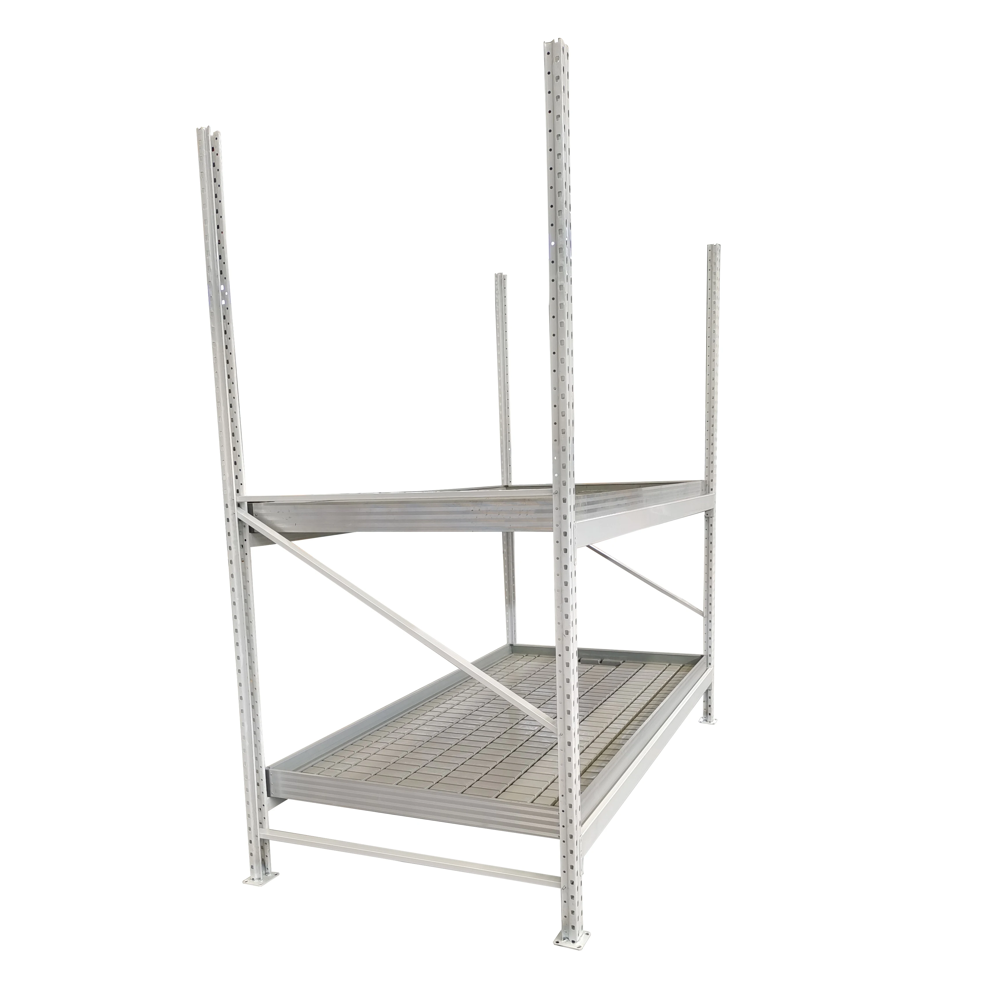 Multil Layer Agriculture Planting Seedbed Flood and Drain High Quality Movable Greenhouse Ebb and Flow Rolling Bench Vertical Gr