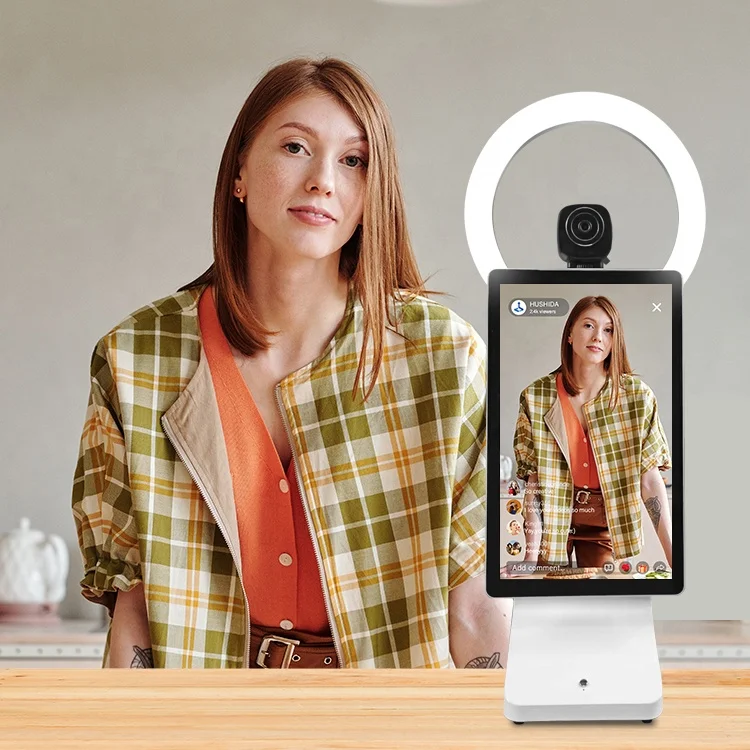 13,3 дюймовое популярное оборудование для прямой трансляции youtube, потоковый экран, реклама для прямой трансляции в Интернете