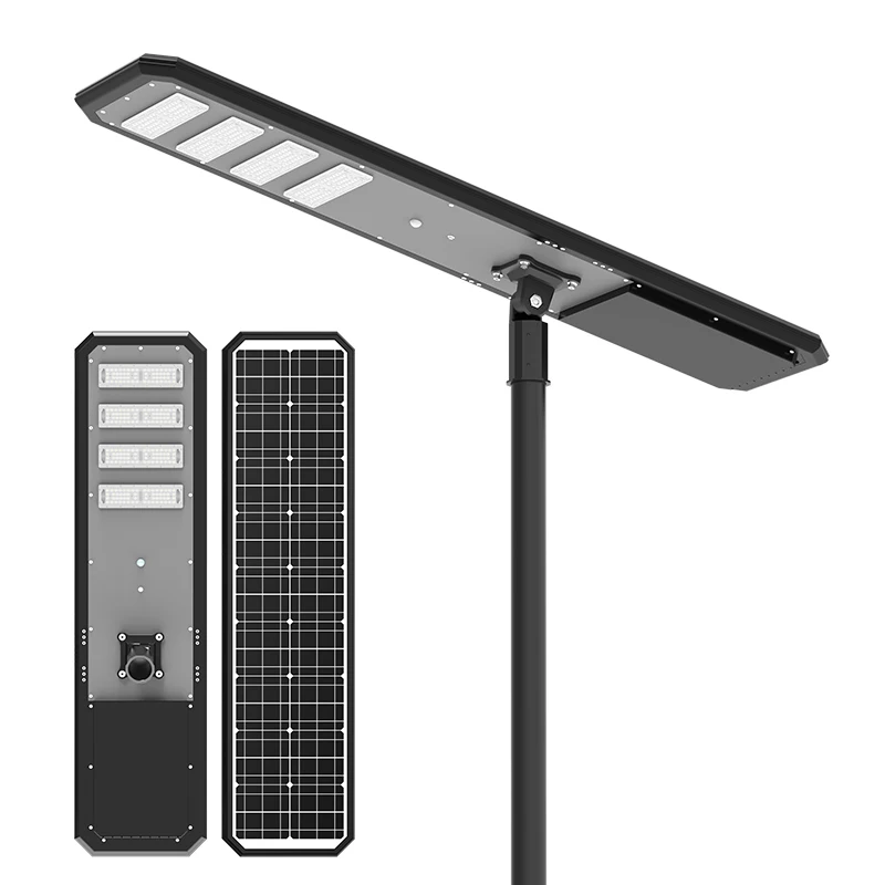 Youlumi All In One Integrated Solar Panel Street Light Commercial Solar Street Light With Motion Sensor Outdoor Lighting