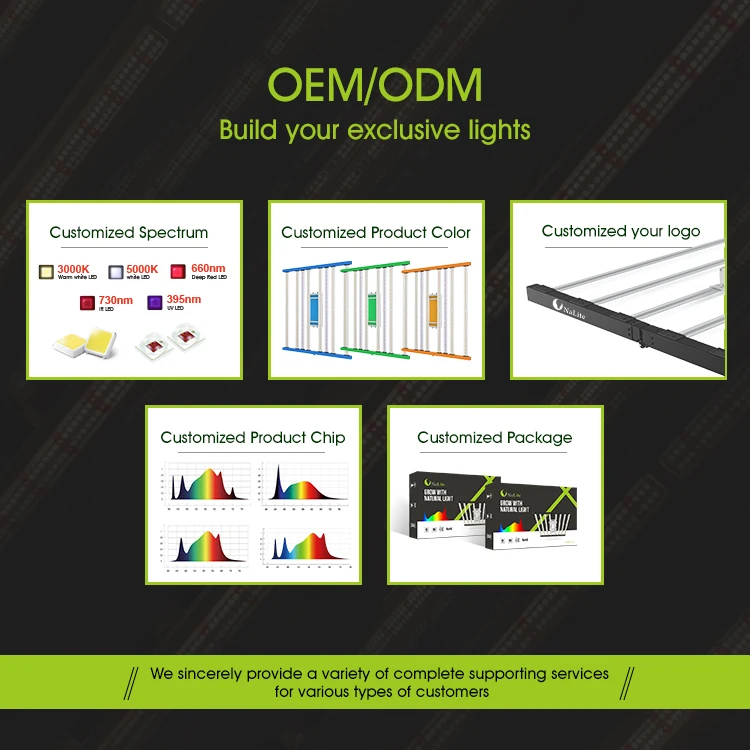 Samsung Profesional 10 bar 800w Luz Led Espectro Para Cultivo Lm301h Lm301b 630w 1000w Luces Cultivos De Interior Led Grow Light