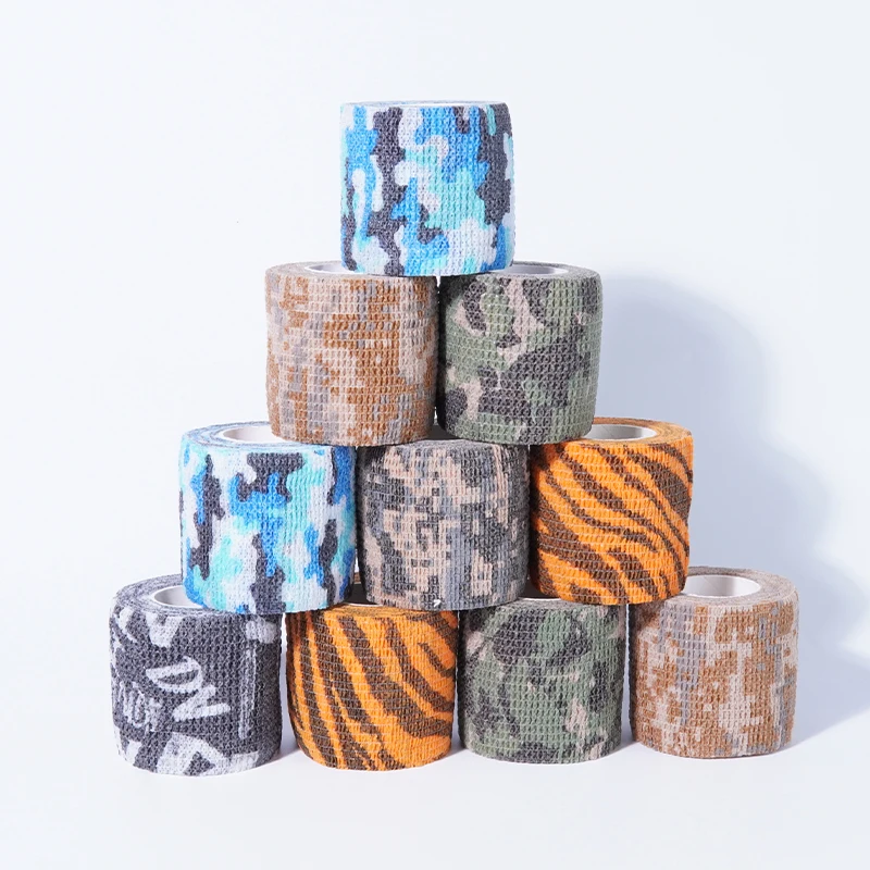 4.5m Non Woven Tattoo Solid Color Football Sock Wrap Cohesive Adhesive Bandage