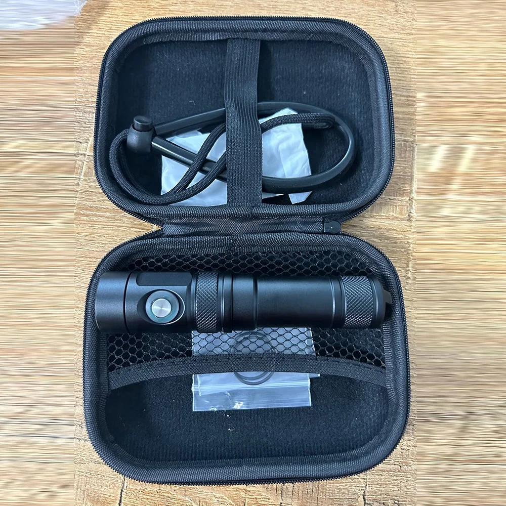 2024 New Asafee LED Diver Dive Light Aluminum Underwater Scuba Diving Lamp Flashlight Built-in Battery Charging Waterproof Torch