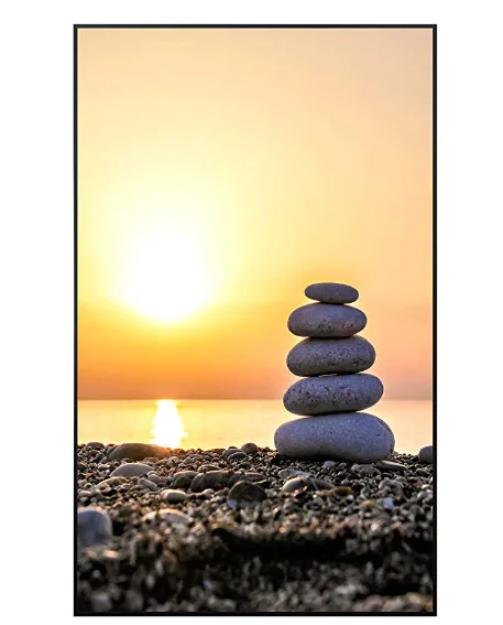 2023 ErP /Rohs /CE High quality wall heater UV custom pictures black alu frame 600W infrared heating panels