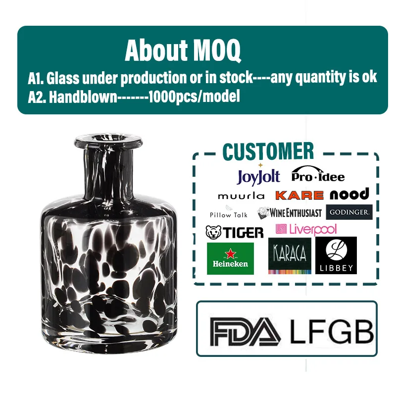 Samlife Colored Hand Blown Vintage Art Mini Flower Bud Vases Classic Colorful Mexican Confetti Glass Vase