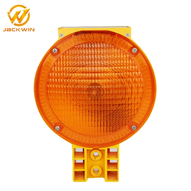 Israel Market Amber Flashing Solar Blinking LED Warning Lights