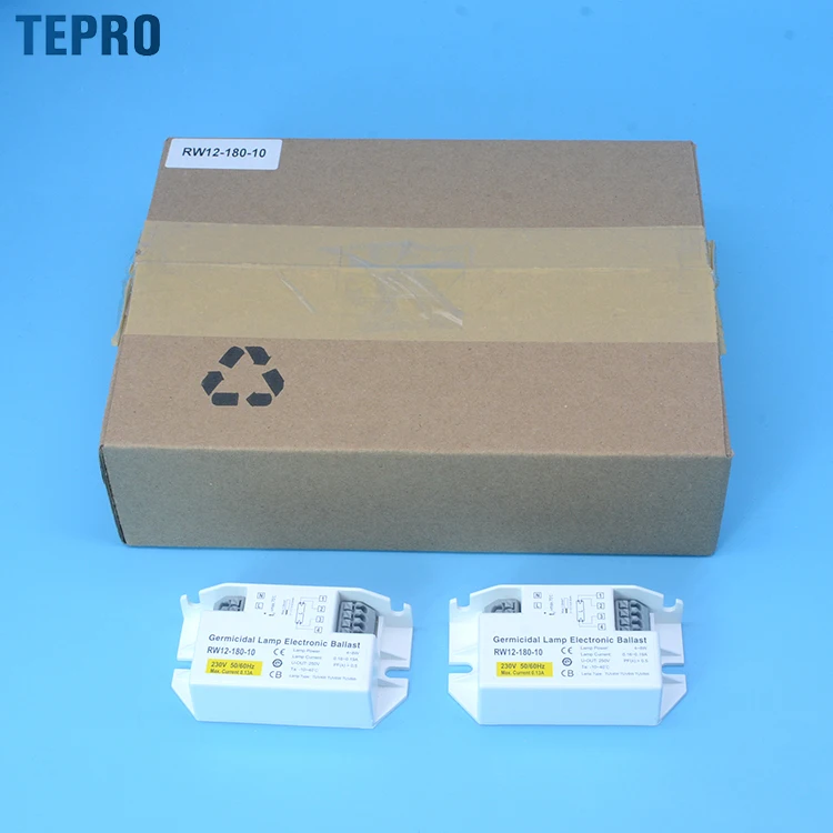 RW12-180-10 uv lamp Electronic ballast Preheat Start 240v uvc t5 lamp Electronic ballast for high output Air Germicidal uv lamp