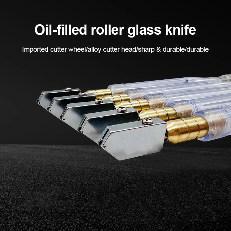 2-19cm   Glass Cutting  Tools Industrial  Diamond Roller-type glass Alloy  Oil-filled Glass Cutters