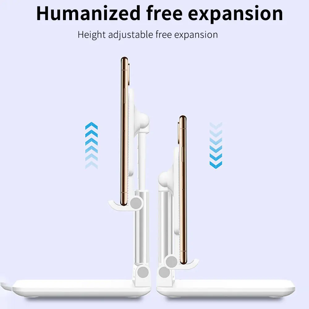 Free Shipping 1 Sample OK Non-slip Silicone FLOVEME Foldable Phone Stand Adjustable Mobile Stand Phone Tablet Holder Stand