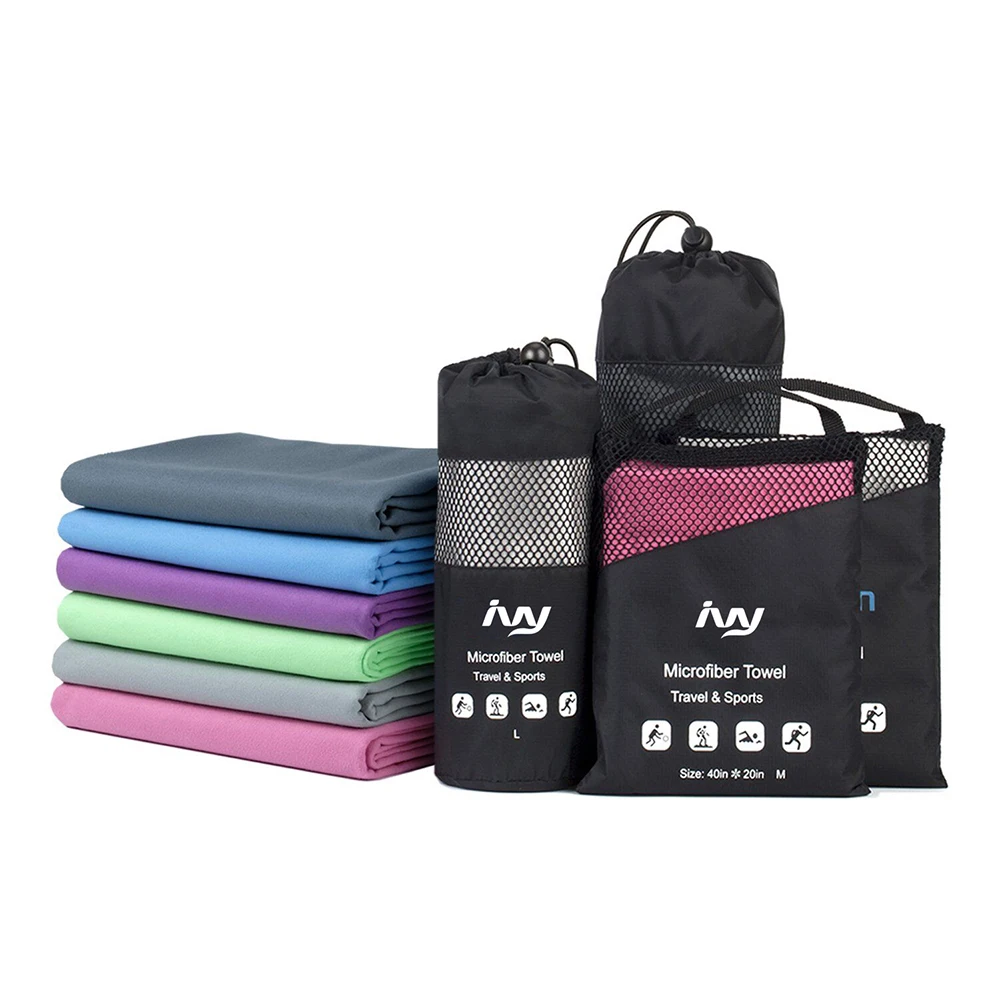 Customised quick-dry suede microfibre anti bacterial sport gym towel