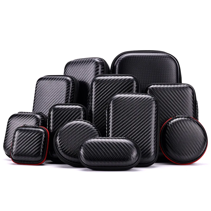 Custom Universal Electronics Packaging Other Special Purpose EVA Bag multi sizes carbon fiber zipper eva hard case carrying