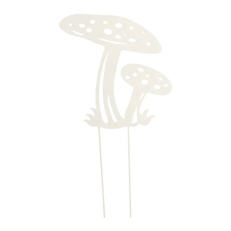 Metal Mushroom Home Decor Rustic Handmade Metal Garden Ornaments  Figurines Home Yard Decorations Lawn Ornaments