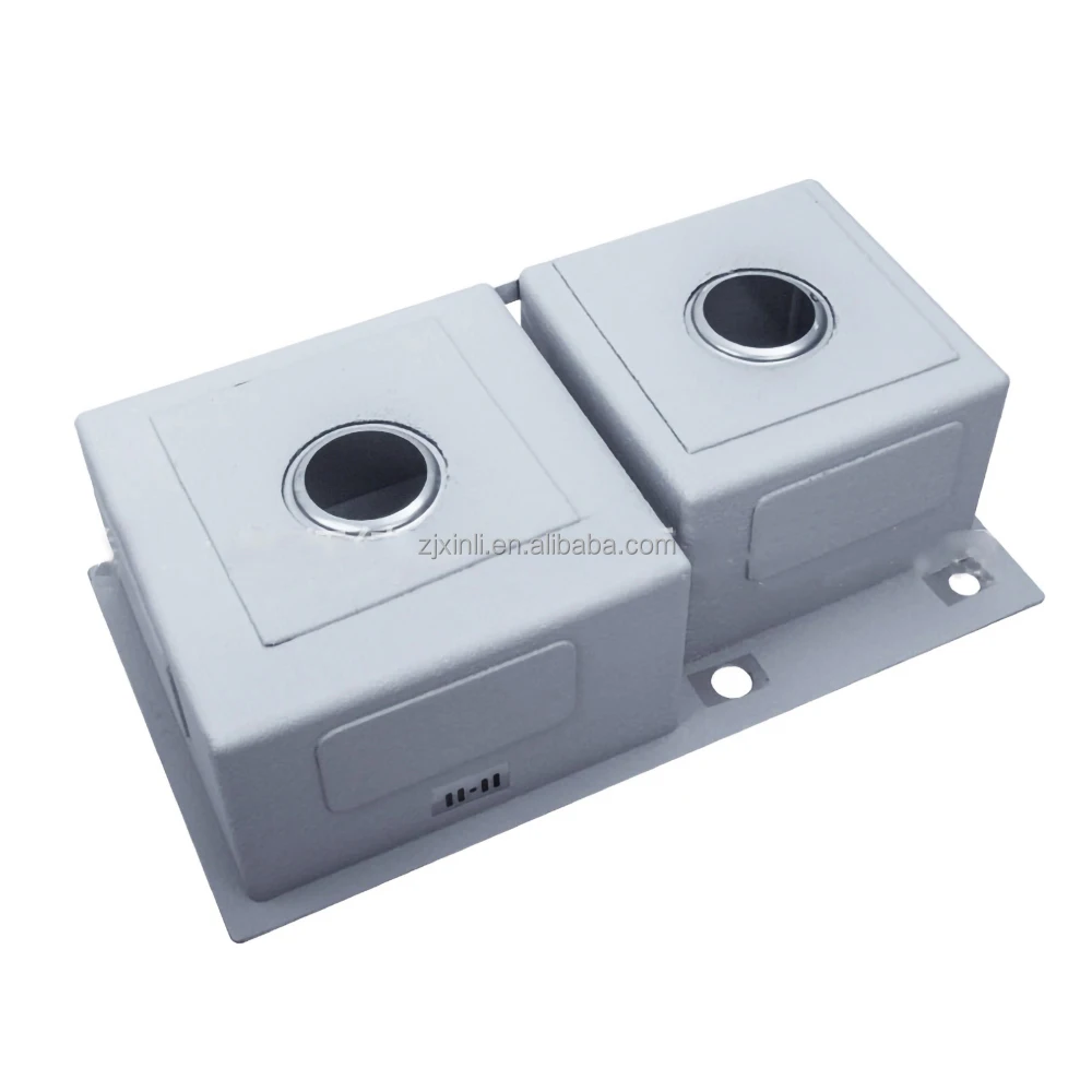 X26117 SUS304 Stainless Steel Material 72*40CM Size Of Above Counter Double Bowl Kitchen Sink