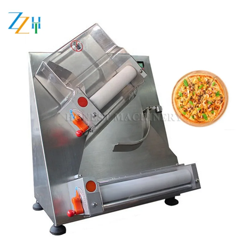 Easy Operation Pizza Dough Press Machine Electric / Dough Pressing Machine / Horizontal Dough Press Machines
