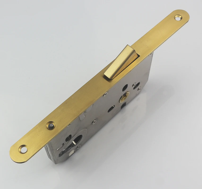 Automatic closed hidden latch magnetic mortise lock door lock body